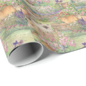 図解入りの、写真付きの庭の猫 ラッピングペーパー (ロールコーナー)