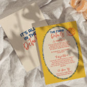 図解入りの、写真付きの手書き予測できなおもしろい結婚詳細 エンクロージャーカード