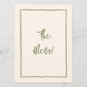 図解入りの、写真付きの手書描の音 メニュー (裏面)