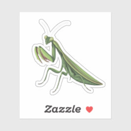 図解入りの、写真付きの祈マンティス シール