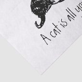 図解入りの、写真付きの黒猫A猫は必要だ 薄葉紙 (詳細)