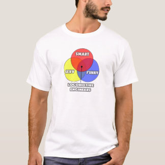図面…機関車技師 Tシャツ