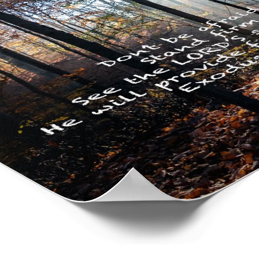 固く立つ –  ポスター (角)