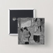 固まりを祝っている父Hennepin 缶バッジ (正面&裏面)