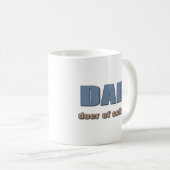 固体を成し遂げる人: DAD コーヒーマグ コーヒーマグカップ (正面右)