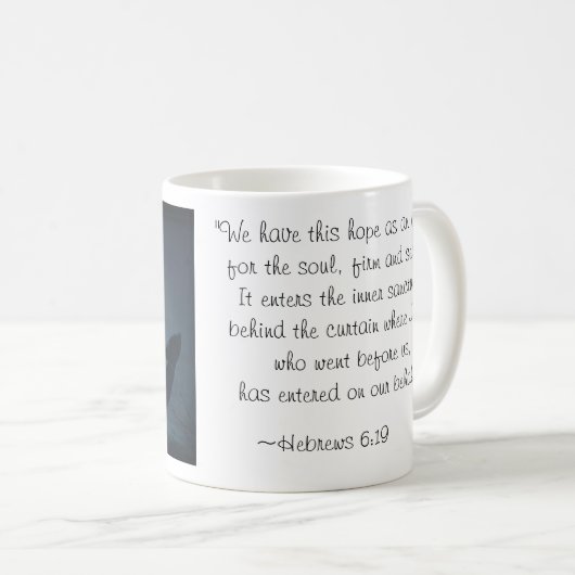 固定されたコーヒー・マグ コーヒーマグカップ (正面右)