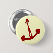 固定されたハートボタン 缶バッジ (正面&裏面)