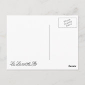 固定されたハート、カスタマイズ可能なポストカード ポストカード (裏面)