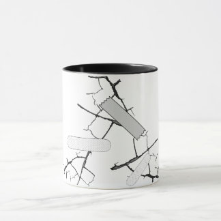 固定それ! 割れたマグ マグカップ