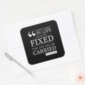 固定できないステッカーのセット引用文 スクエアシール (封筒)