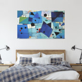 固定スマイルメロディ – Ken Gage Art キャンバスプリント (インサイチュ (寝室))