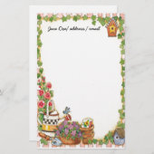 固定パーソナライズされた 便箋 (正面/裏面)