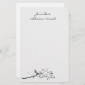 固定パーソナライズされた 便箋 (正面/裏面)