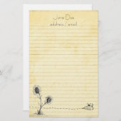 固定パーソナライズされた 便箋 (正面/裏面)