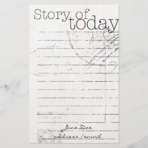 固定パーソナライズされた 便箋