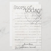 固定パーソナライズされた 便箋 (正面/裏面)