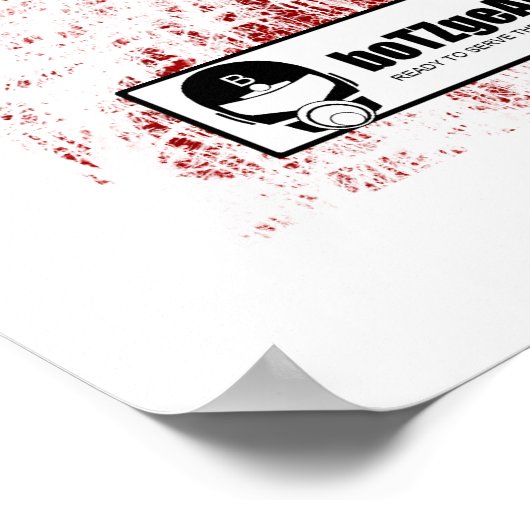 固定ボット ポスター (角)