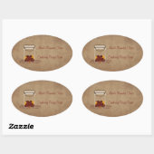 固定初期のシール 楕円形シール (シート)