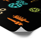 固定医ヴィンテージ手利便機械工具 ポスター (角)