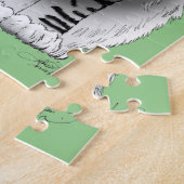 固定子猫 ジグソーパズル (側面)