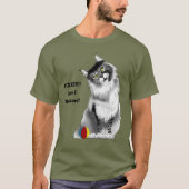 固定子猫 Tシャツ (正面)