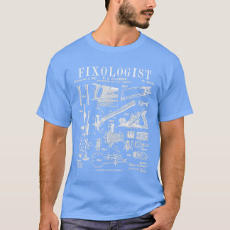 固定工大工の大工ツールヴィンテージパテン Tシャツ