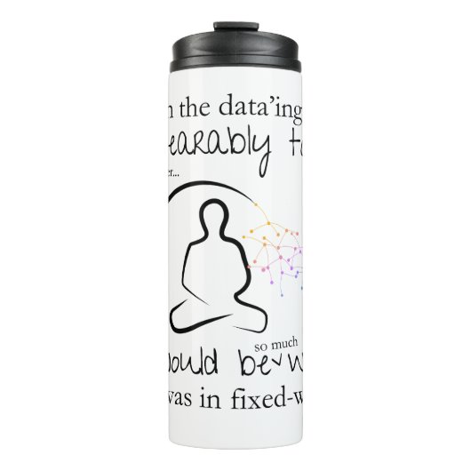 固定幅もしのデータが悪くなおもしろいる タンブラー (正面)