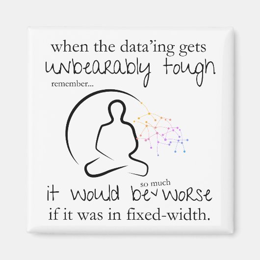 固定幅もしのデータが悪くなおもしろいる マグネット (正面)