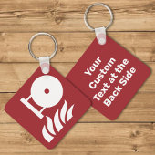 固定式消火器ボトル安全標識 キーホルダー