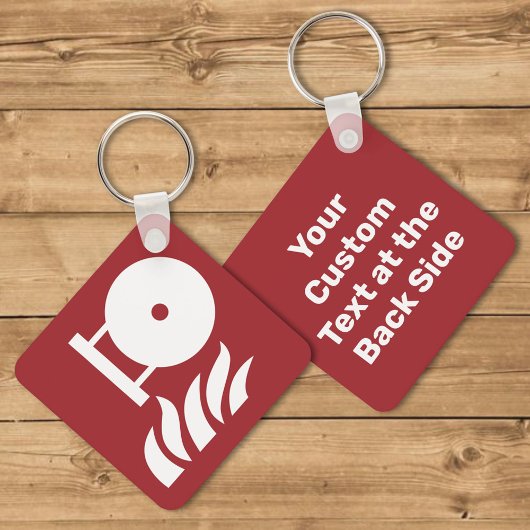 固定式消火器ボトル安全標識 キーホルダー