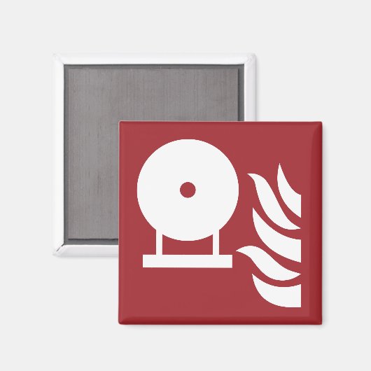 固定式消火器ボトル安全標識 マグネット (正面/裏面)