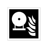 固定式消火器ボトル安全標識 ラバースタンプ (インプリント)