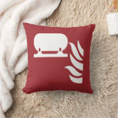 固定式消火器設置安全標識 クッション (ブランケット)