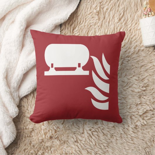 固定式消火器設置安全標識 クッション (ブランケット)