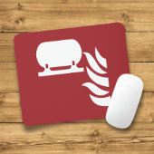 固定式消火器設置安全標識 マウスパッド