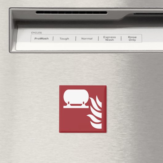 固定式消火器設置安全標識 マグネット (インサイチュ (食洗機))