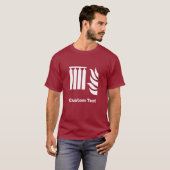 固定消火バッテリー安全標識 Tシャツ (正面フル)