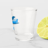 固定翼航空機の漫画イラストレーション ショットグラス (右)