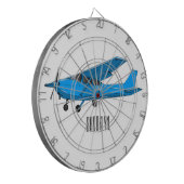 固定翼航空機の漫画イラストレーション ダーツボード (正面左)