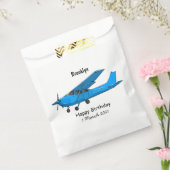 固定翼航空機の漫画イラストレーション フェイバーバッグ (封をした状態)