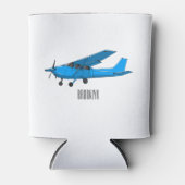 固定翼航空機の漫画イラストレーション 缶クーラー (正面)