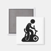 固定自転車 マグネット (正面/裏面)