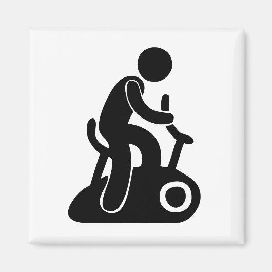 固定自転車 マグネット (正面)