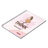 固定観念にとらわれず ラディーボス 女性 ノートブック (左側)