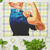 固定観念を押しインスパイアつぶすためのロージー・リベッター・タオル キッチンタオル (折り畳み)