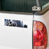 固定-ボストン青 バンパーステッカー (トラック上)