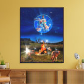 国々に平和を広める キャンバスプリント (インサイチュ (リビング))