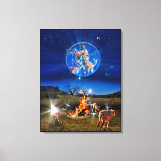 国々に平和を広める キャンバスプリント (正面)