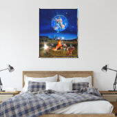 国々に平和を広める キャンバスプリント (インサイチュ (寝室))