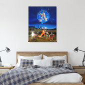 国々に平和を広める キャンバスプリント (インサイチュ (寝室))